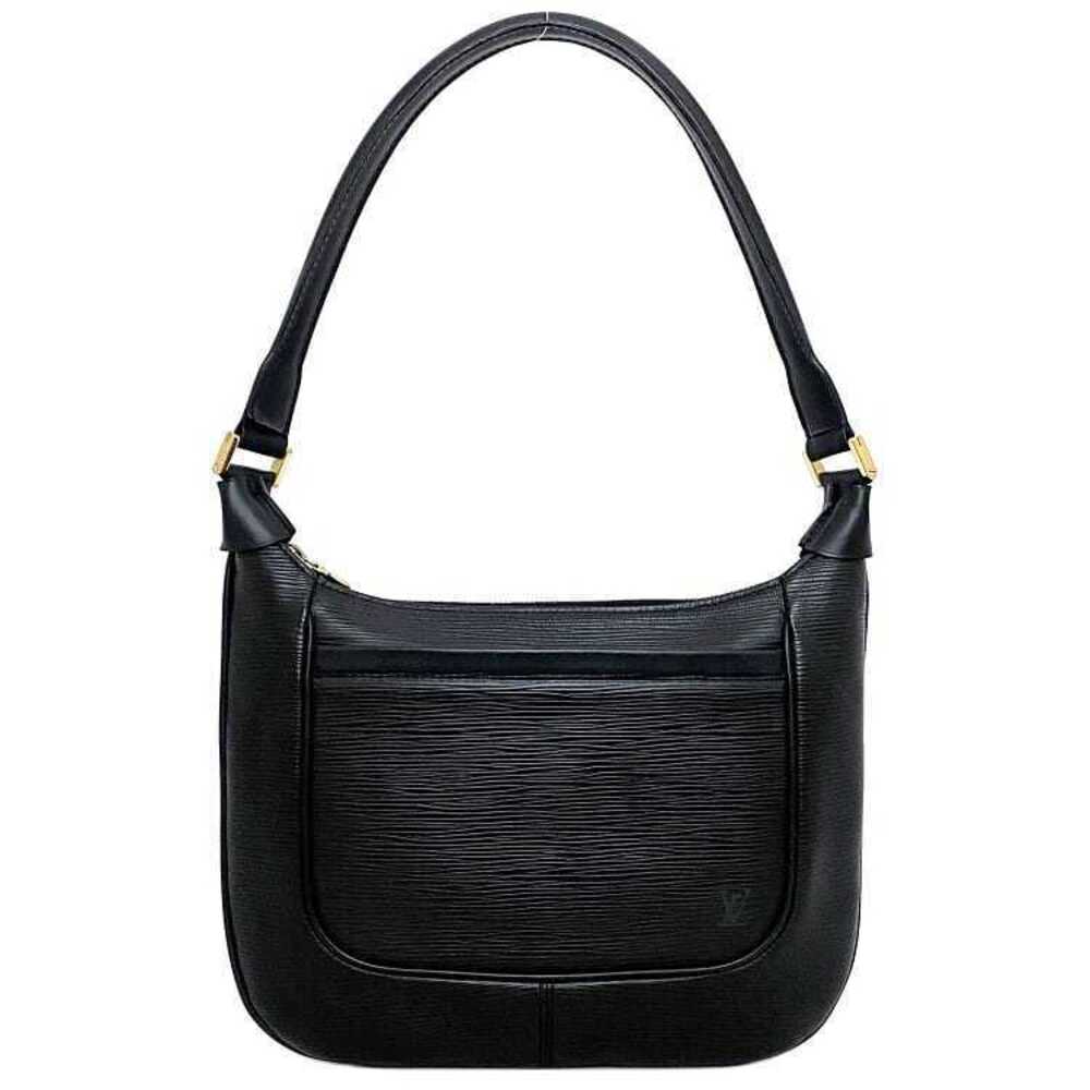 Louis Vuitton One Shoulder Hobo Bag Mazzie Black Noir Epi Shoulder Leather